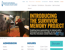 Tablet Screenshot of maltzmuseum.org